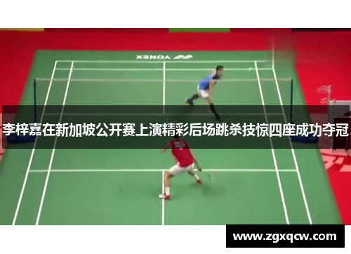 李梓嘉在新加坡公开赛上演精彩后场跳杀技惊四座成功夺冠