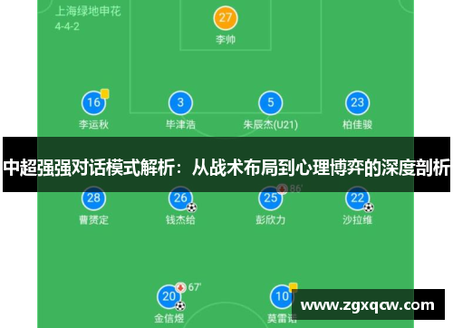 中超强强对话模式解析：从战术布局到心理博弈的深度剖析