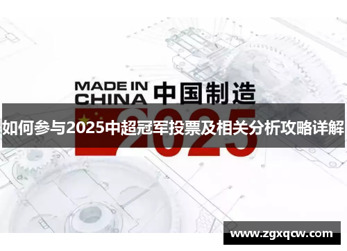 如何参与2025中超冠军投票及相关分析攻略详解